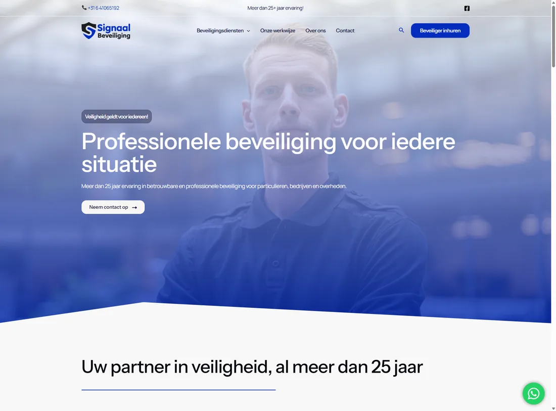 Website voor Signaal Beveiliging